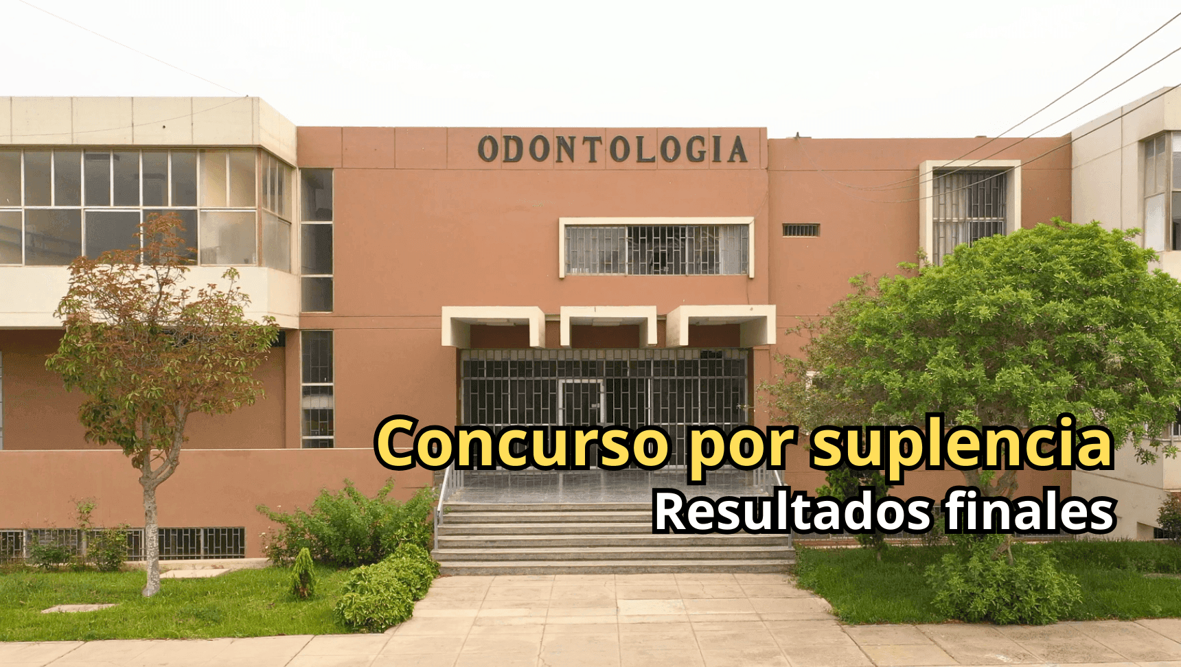 Resultados finales del concurso para la Contratación Docente de Pregrado por Suplencia 2026-1 - Modalidad Presencial