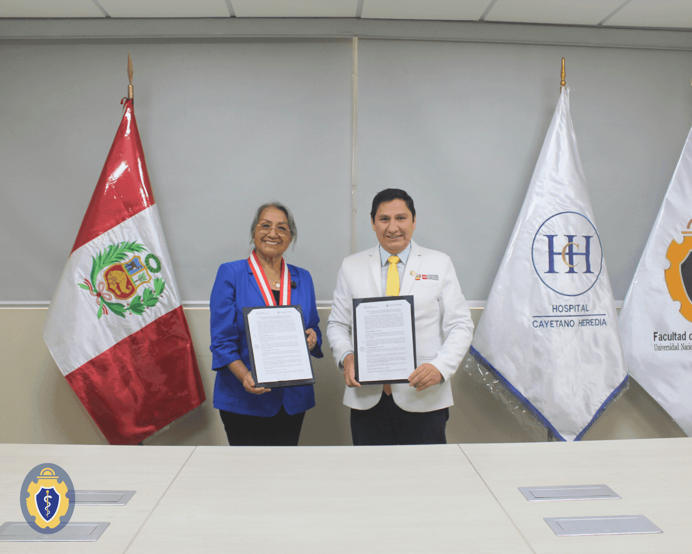 Facultad de Odontología y el Hospital Cayetano Heredia firman histórico convenio de cooperación